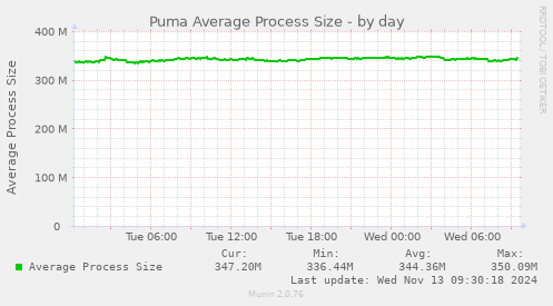 Puma Average Process Size